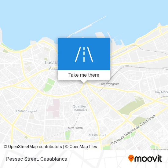 Pessac Street map
