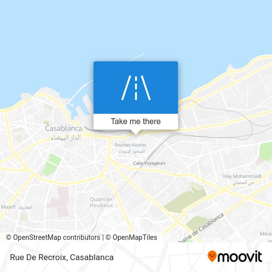 Rue De Recroix map