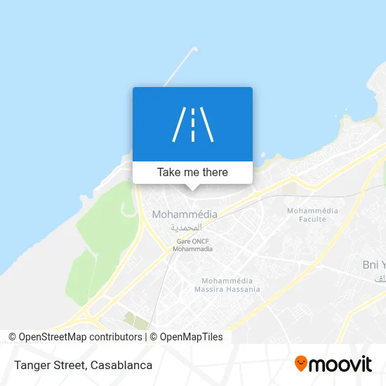 Tanger Street map