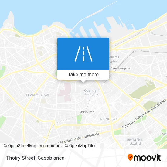 Thoiry Street map