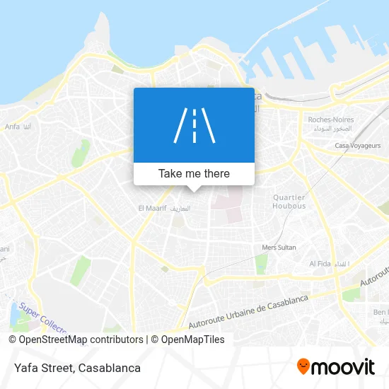 Yafa Street map