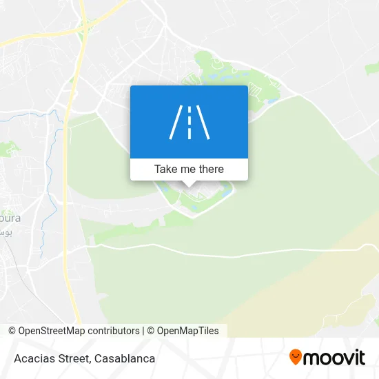 Acacias Street map