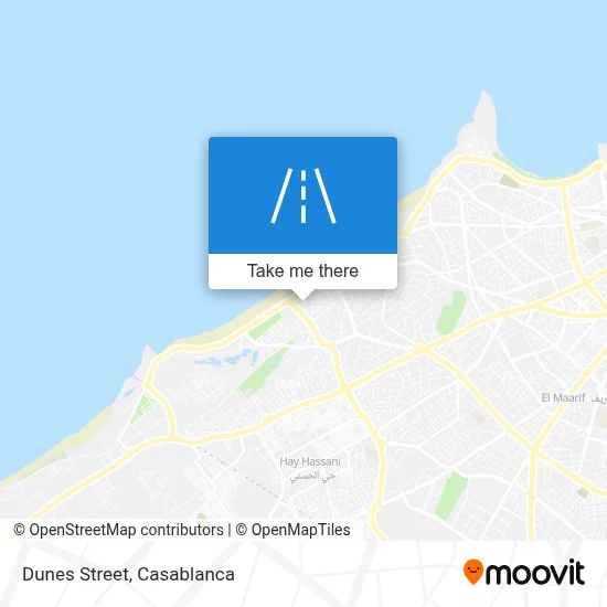 Dunes Street map