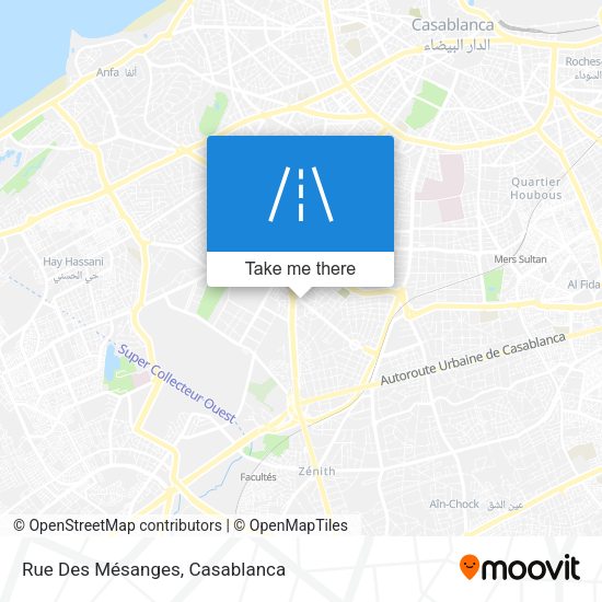 Rue Des Mésanges map
