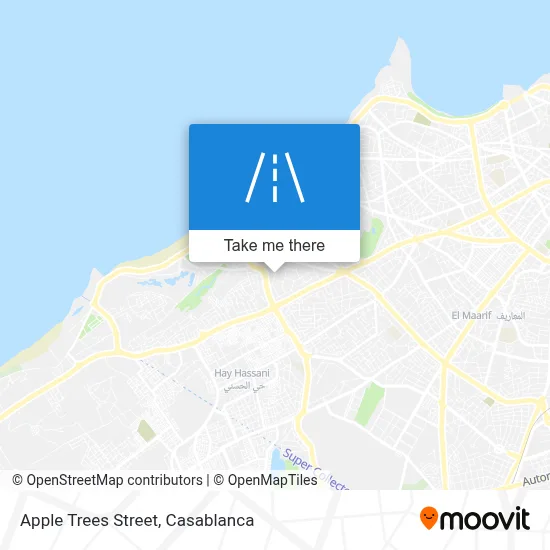 Apple Trees Street map