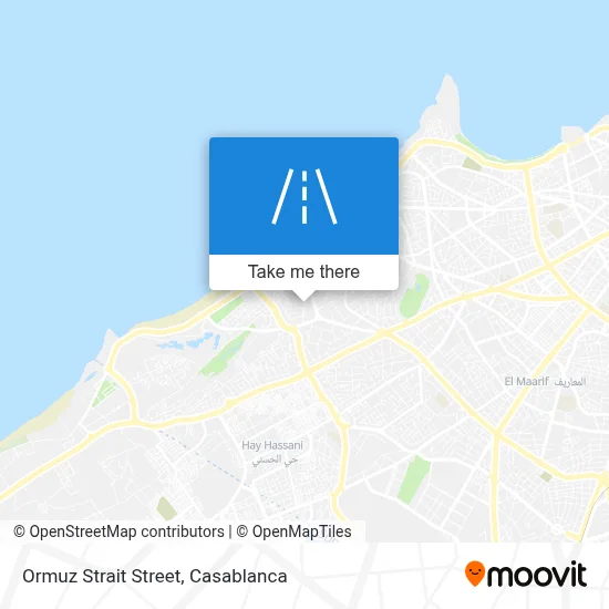 Ormuz Strait Street map