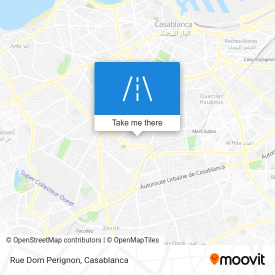 Rue Dom Perignon map