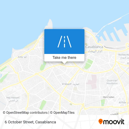 6 October Street map