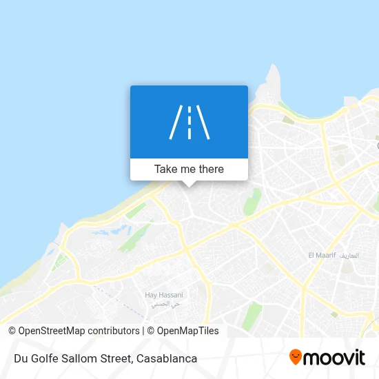 Du Golfe Sallom Street map