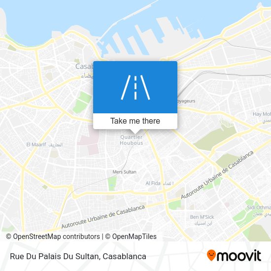 Rue Du Palais Du Sultan map