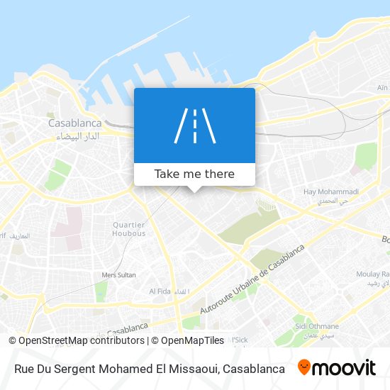 Rue Du Sergent Mohamed El Missaoui map
