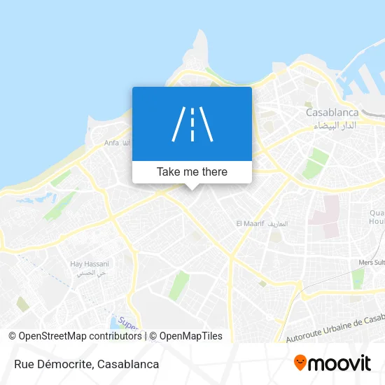 Rue Démocrite map