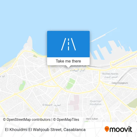 El Khouidmi El Wahjoub Street map