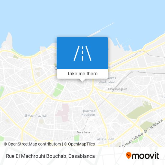 Rue El Machrouhi Bouchab map