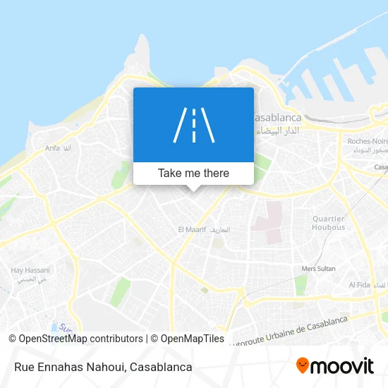 Rue Ennahas Nahoui map