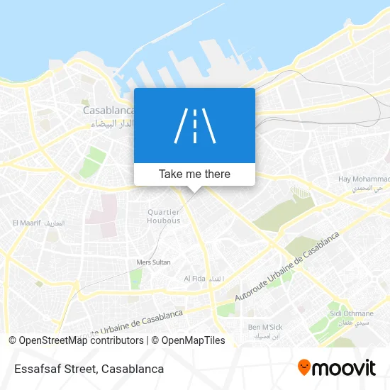 Essafsaf Street map
