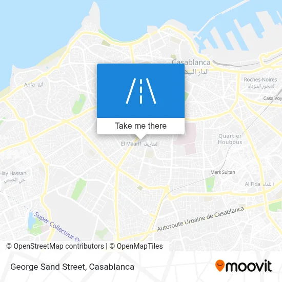 George Sand Street map