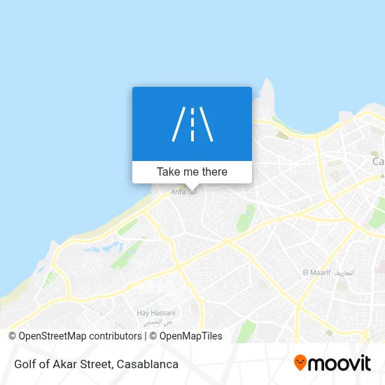 Golf of Akar Street map