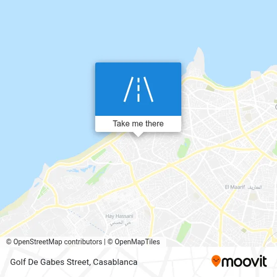 Golf De Gabes Street map