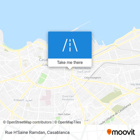 Rue H'Saine Ramdan map
