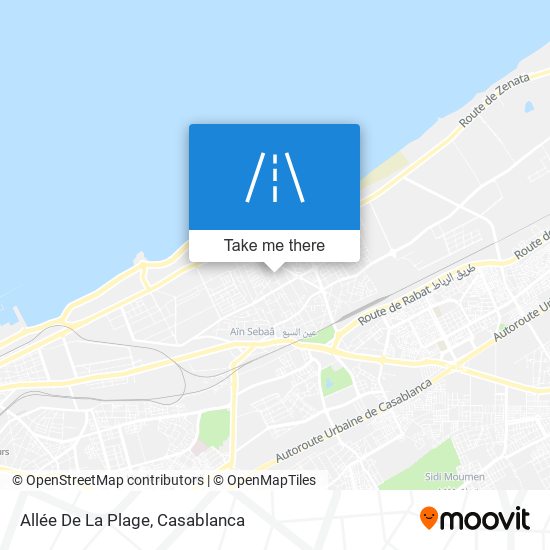 Allée De La Plage map