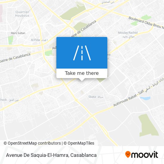 Avenue De Saquia-El-Hamra map