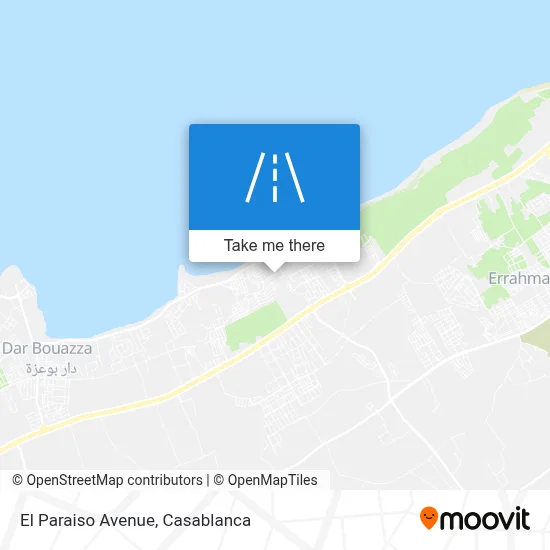 El Paraiso Avenue map