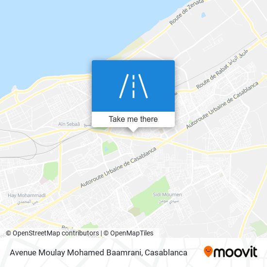 Avenue Moulay Mohamed Baamrani map