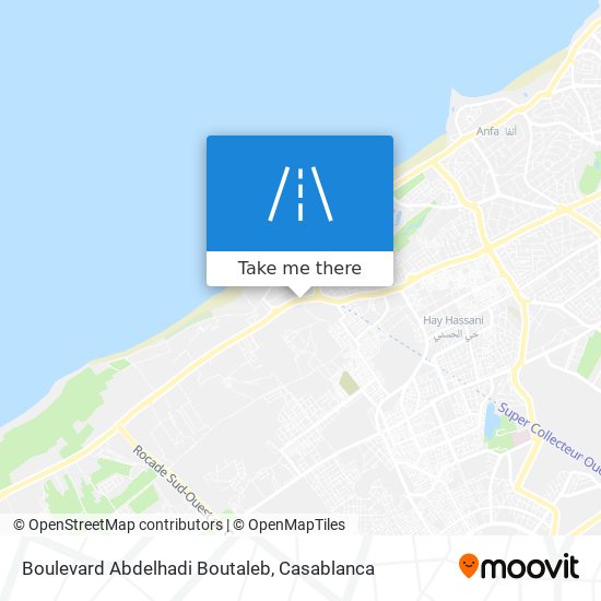 Boulevard Abdelhadi Boutaleb map