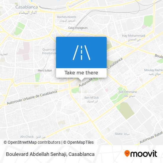 Boulevard Abdellah Senhaji map