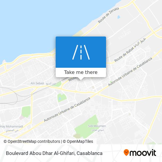 Boulevard Abou Dhar Al-Ghifari map