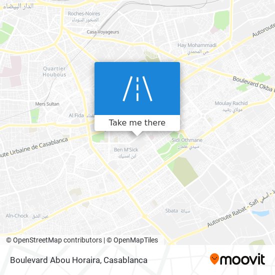 Boulevard Abou Horaira map