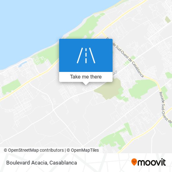 Boulevard Acacia map