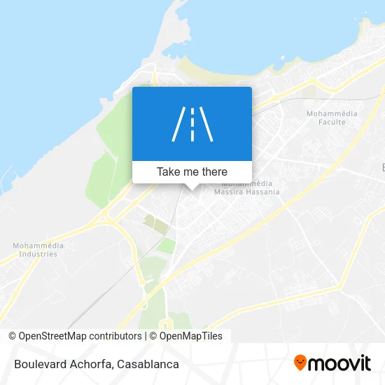 Boulevard Achorfa map