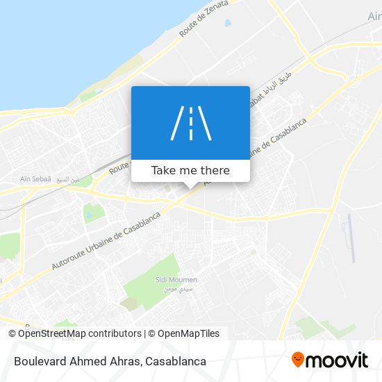Boulevard Ahmed Ahras map