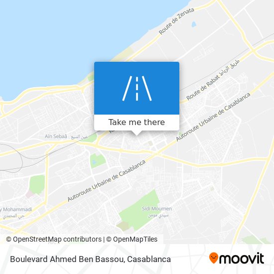 Boulevard Ahmed Ben Bassou map