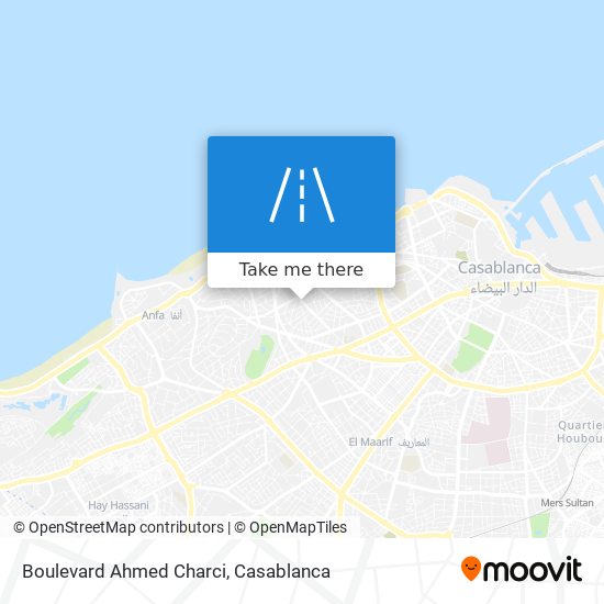 Boulevard Ahmed Charci map