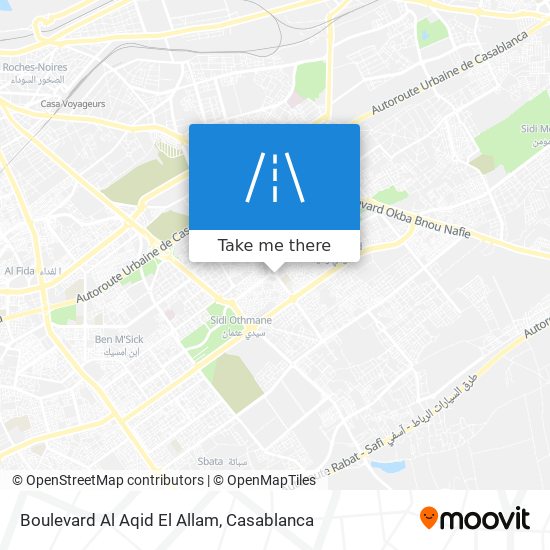 Boulevard Al Aqid El Allam map