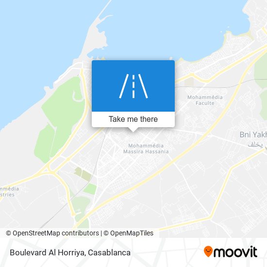 Boulevard Al Horriya map