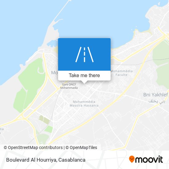 Boulevard Al Hourriya map