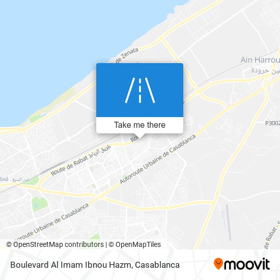Boulevard Al Imam Ibnou Hazm plan