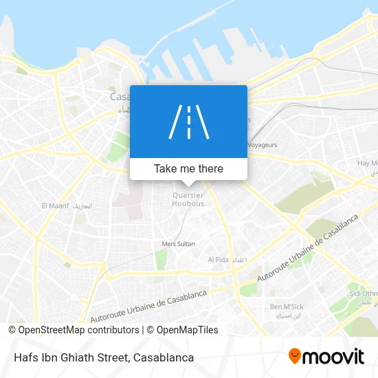 Hafs Ibn Ghiath Street map
