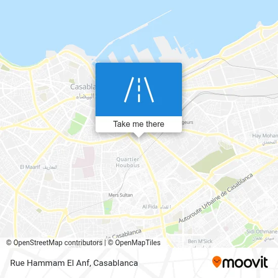 Rue Hammam El Anf map
