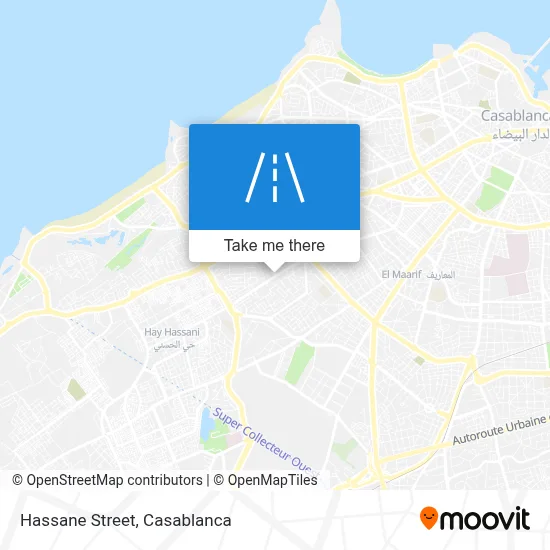 Hassane Street map