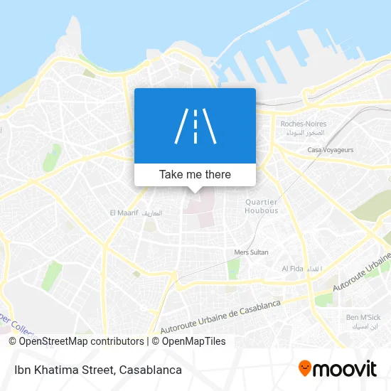 Ibn Khatima Street map