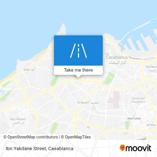 Ibn Yakdane Street map