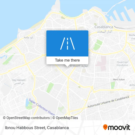 Rue Ibnou Habbous map