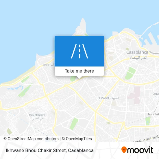 Ikhwane Bnou Chakir Street map