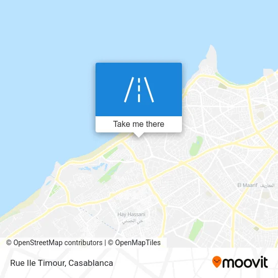 Rue Ile Timour map