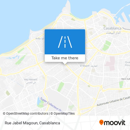 Rue Jabel Magoun plan